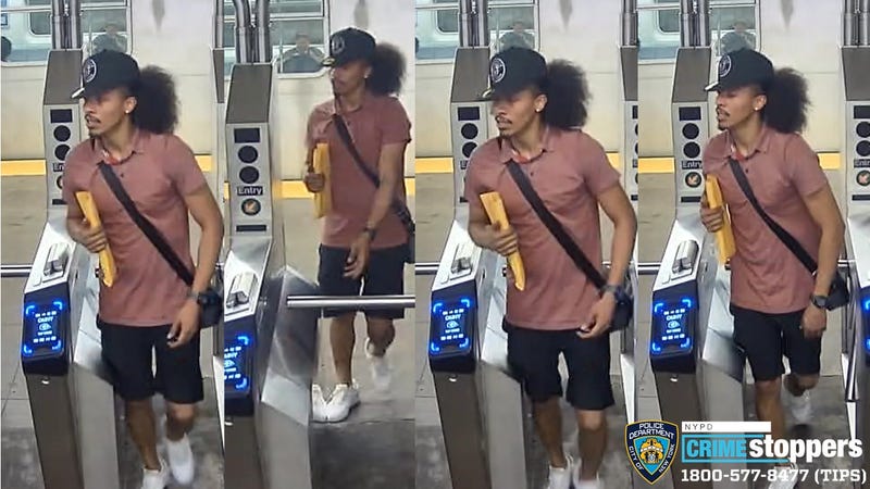Police are searching for a suspect after a man was knifed on a 2 train in Park Slope