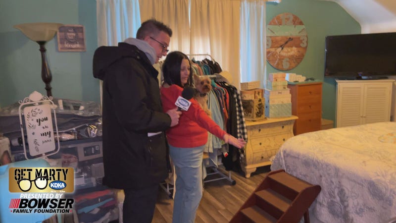 This is where Alisa's rodent nightmare began, on her nightstand staring back at her.