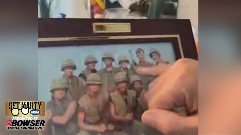 Harold "Hal" Shaffer and his unit of U.S. Marines during Vietnam.