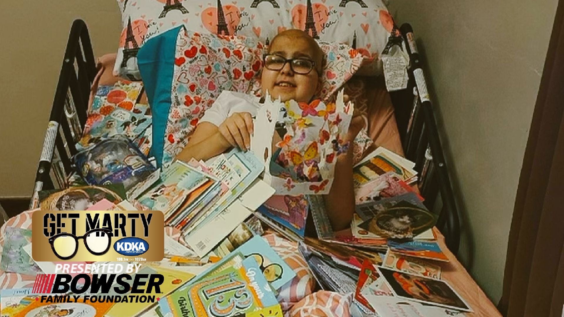 Get Marty: 12-year-old battling brain cancer flooded with birthday cards