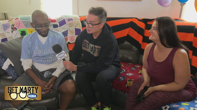 George "Lenny" Wright and his girlfriend, Tracy, tell Marty why they want to get married right away.