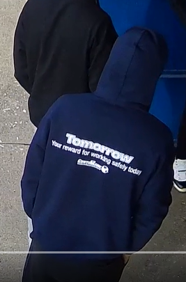 Hoodie with text