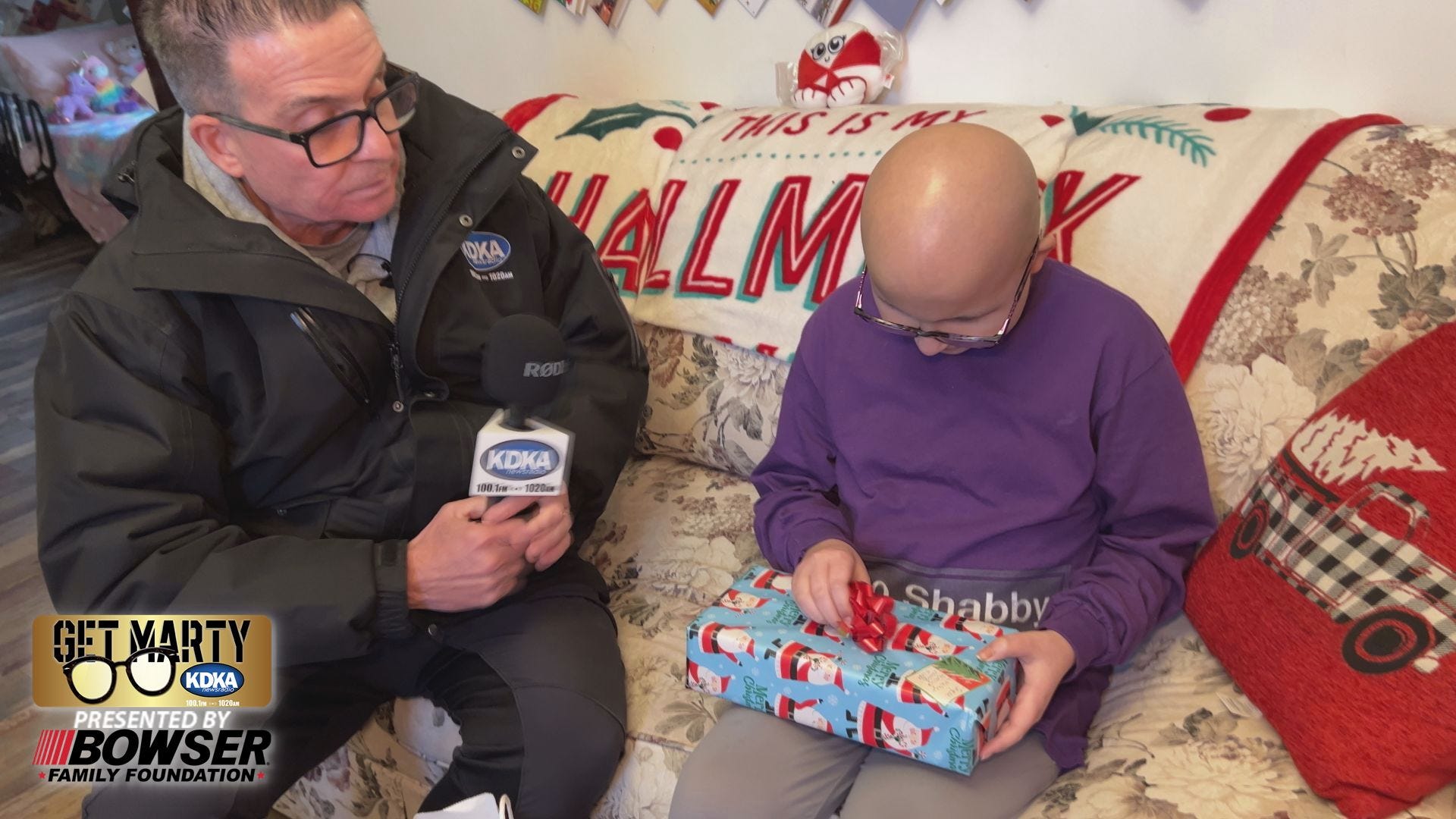 Get Marty: Business owner helps Santa with a special gift for Jaycee