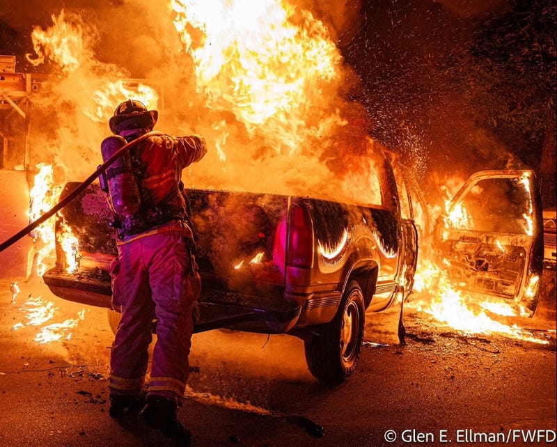 Fire in Fort Worth