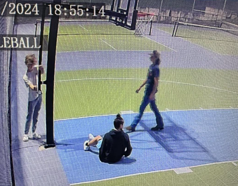 Pickleball Court vandals