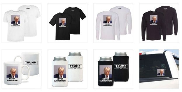 Trump merchandise