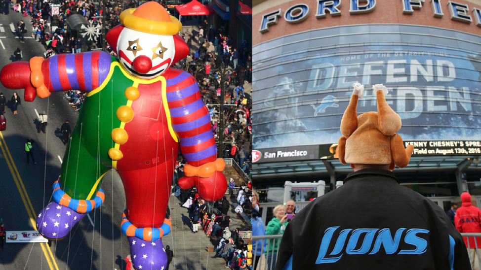How Detroit became the only city in America to get a national parade and NFL football game on Thanksgiving