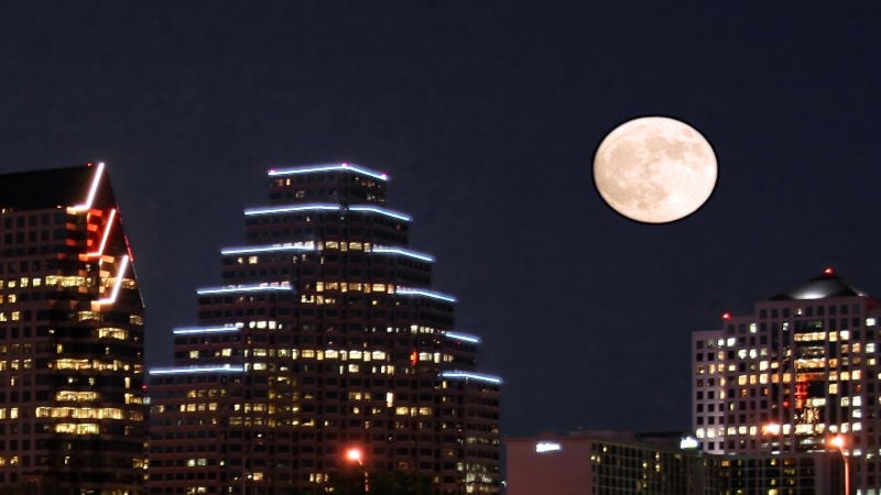 Piece of downtown austin