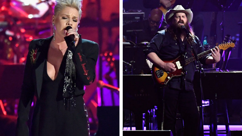 P!nk and Chris Stapleton Give Surprise Performance of 'Love Me Anyway'