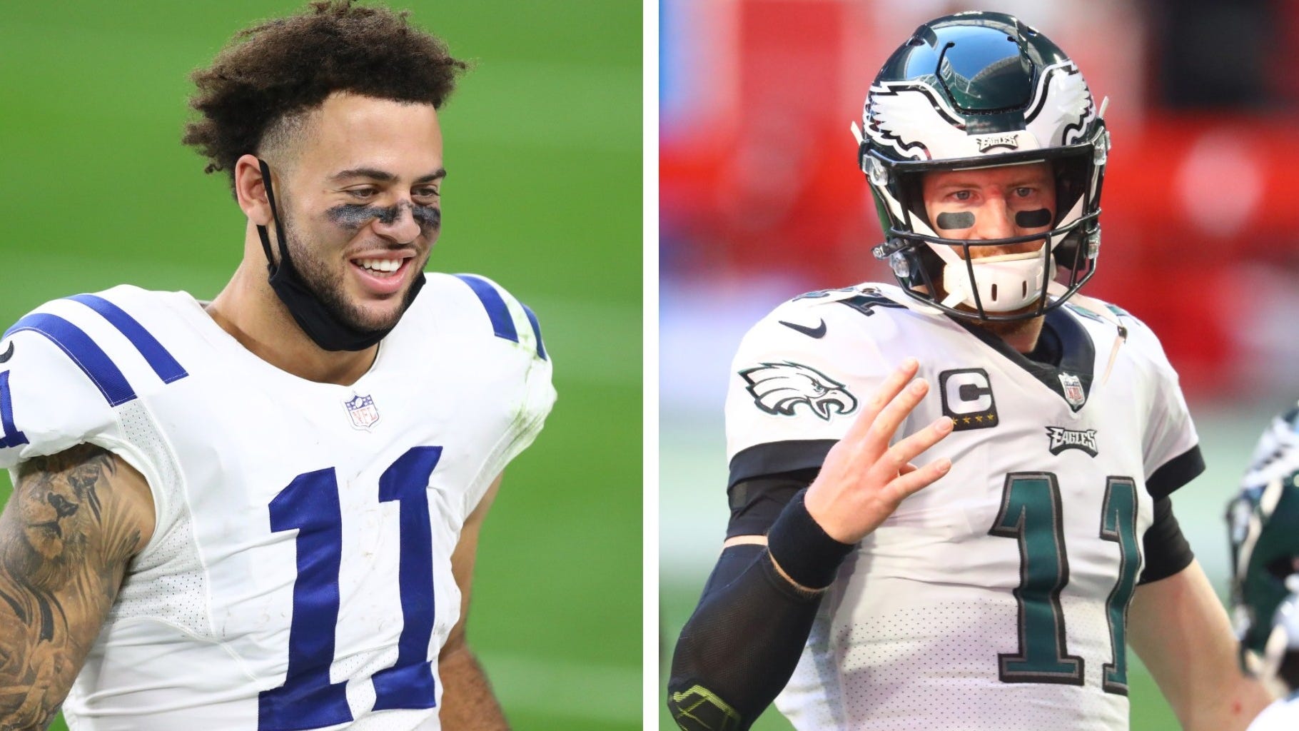 Michael Pittman Jr. won't give up No. 11 to Carson Wentz