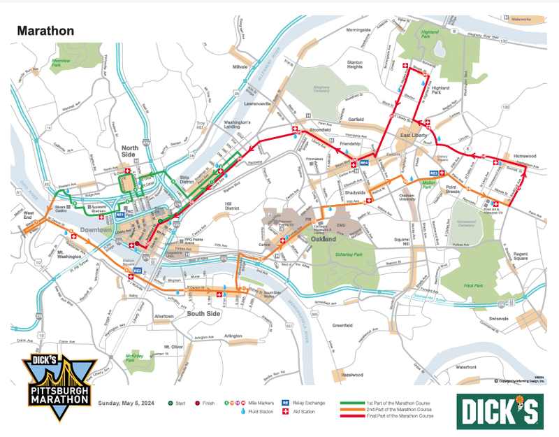 Pittsburgh Marathon course