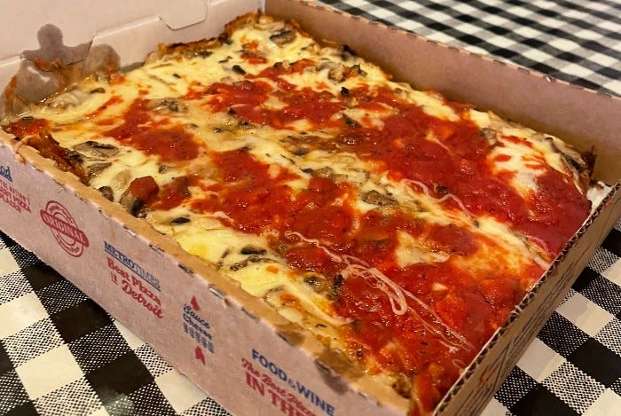 Eminem, the Big Three, White Stripes, the Coney Dog, Motown — there are not many other things that can be named 'quintessentially Detroit,' but there is a new contender on the list: Detroit-style pizza.