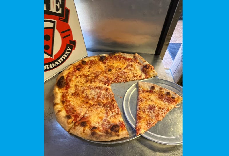 Slice on Broadway cheese pizza