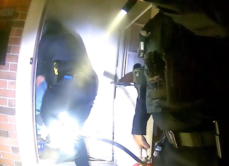 Plymouth Police Department body camera footage at condo fire