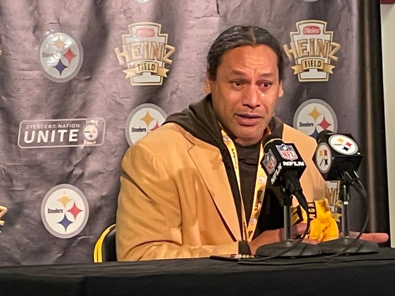 Troy Polamalu crying