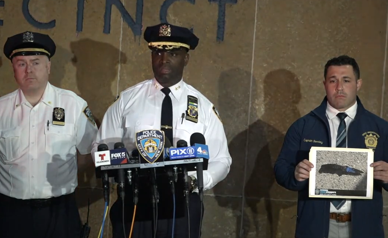 The NYPD held a press briefing on Saturday night to provide information on a police-involved shooting in East Harlem that happened hours before.