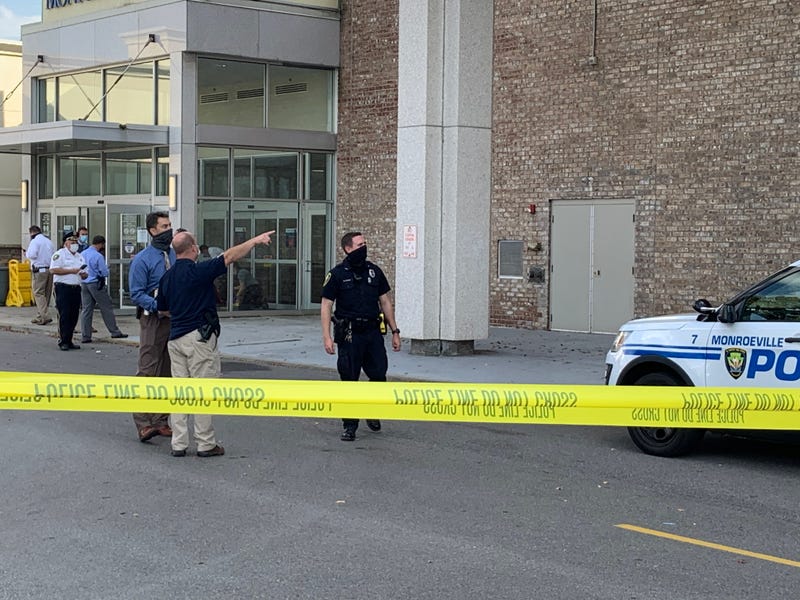 Police outside Monroeville Mall