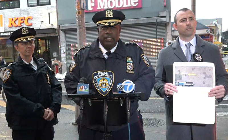 The NYPD held a press conference on Saturday morning to give information regarding a fatal police-involved shooting in Queens. Chief of Department Jeffrey Maddrey spoke.