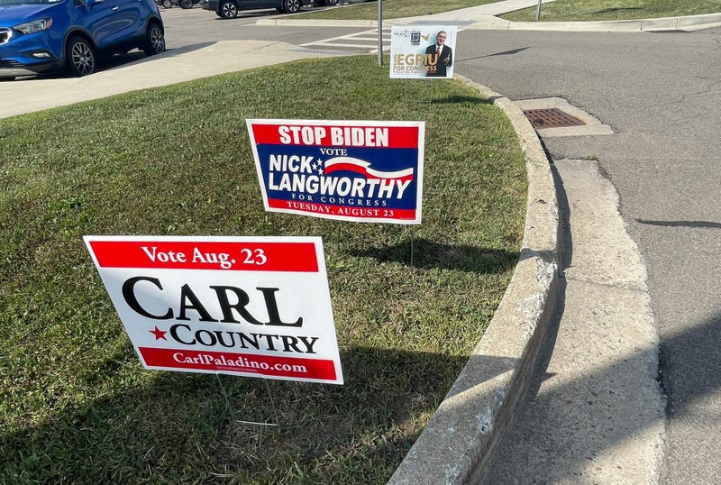 Campaign signs in West Seneca