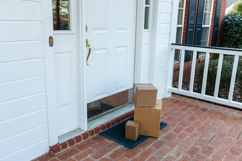Packages on door