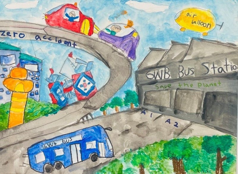 Daniel Oh's winning poster submission. Grade 5 from Lindberg Elementary School in Palisades Park, N.J.