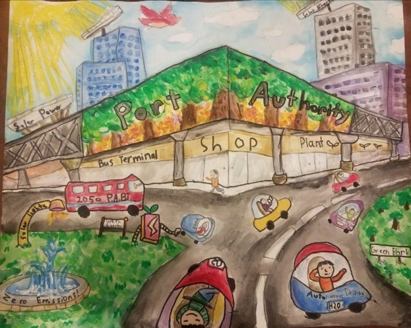 Nathan Cho's winning poster submission. Grade 4 at Anna C. Scott Elementary School in Leonia, N.J.