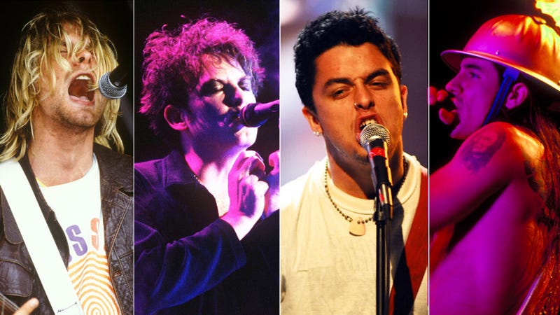 Kurt Cobain, Robert Smith, Billie Joe Armstrong, Anthony Kiedis