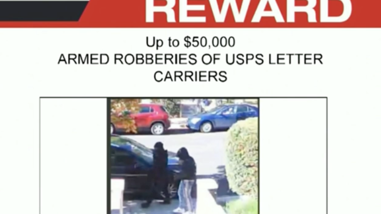 USPS offers $50K reward after armed thieves rob NJ mail carriers, steal postal keys