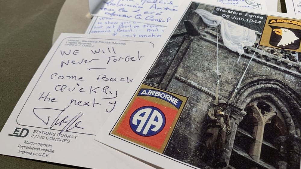 Notes from France honor American soldiers' D-Day sacrifice