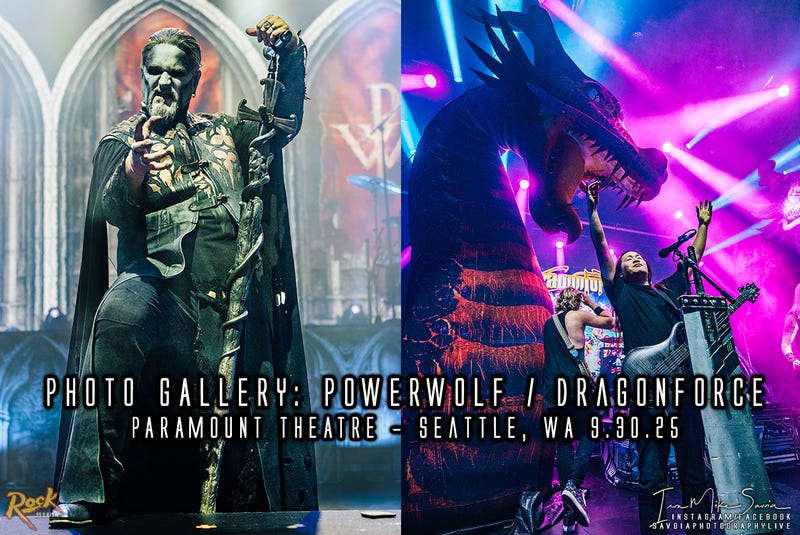 Powerwolf / Dragonforce - Paramount Theatre - Seattle 9.30.25