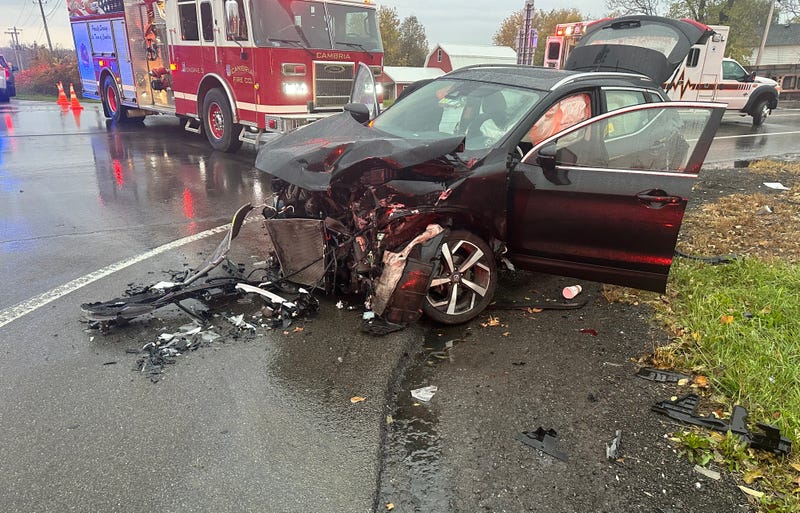 Haz-Mat responds to crash in Cambria