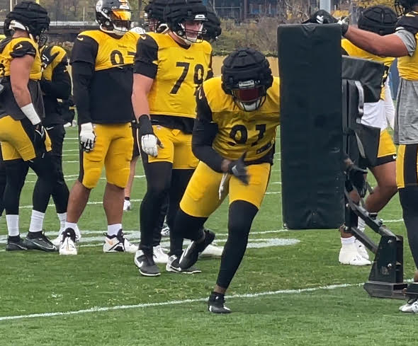 Preston Smith at practice