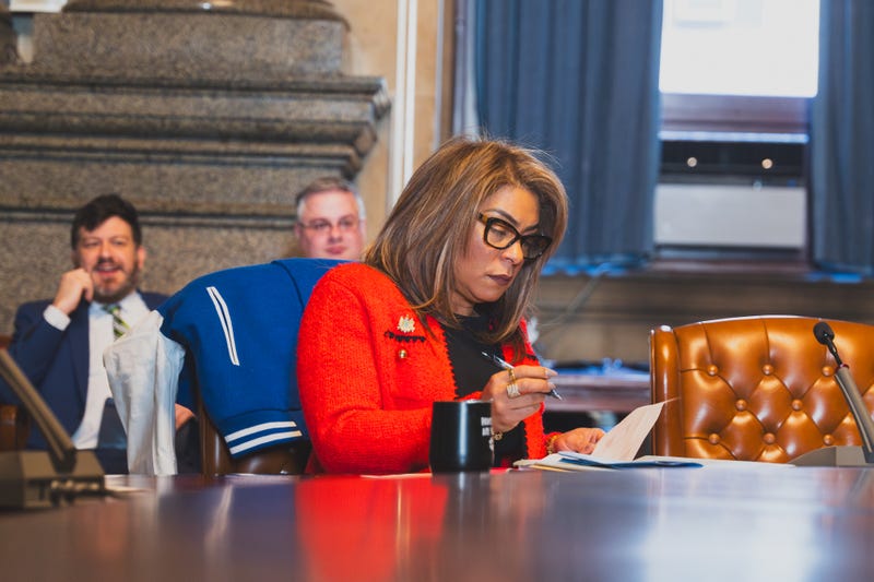 Council member Quetcy Lozada at City Council's meeting on February 15.