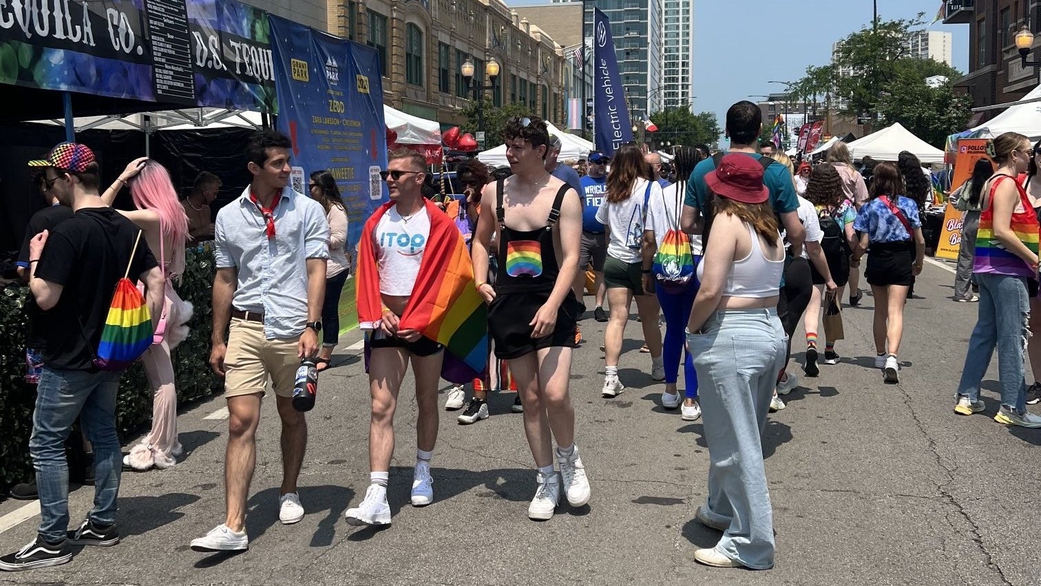 Thousands celebrate at Pridefest on North Side as a prelude to parade next weekend
