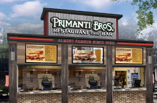Artist Rendering: Primanti Bros. inside Kennywood