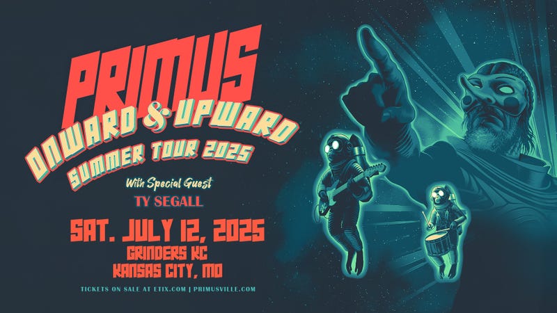 Primus and Ty Segall will be at Grinders KC on July 12th!