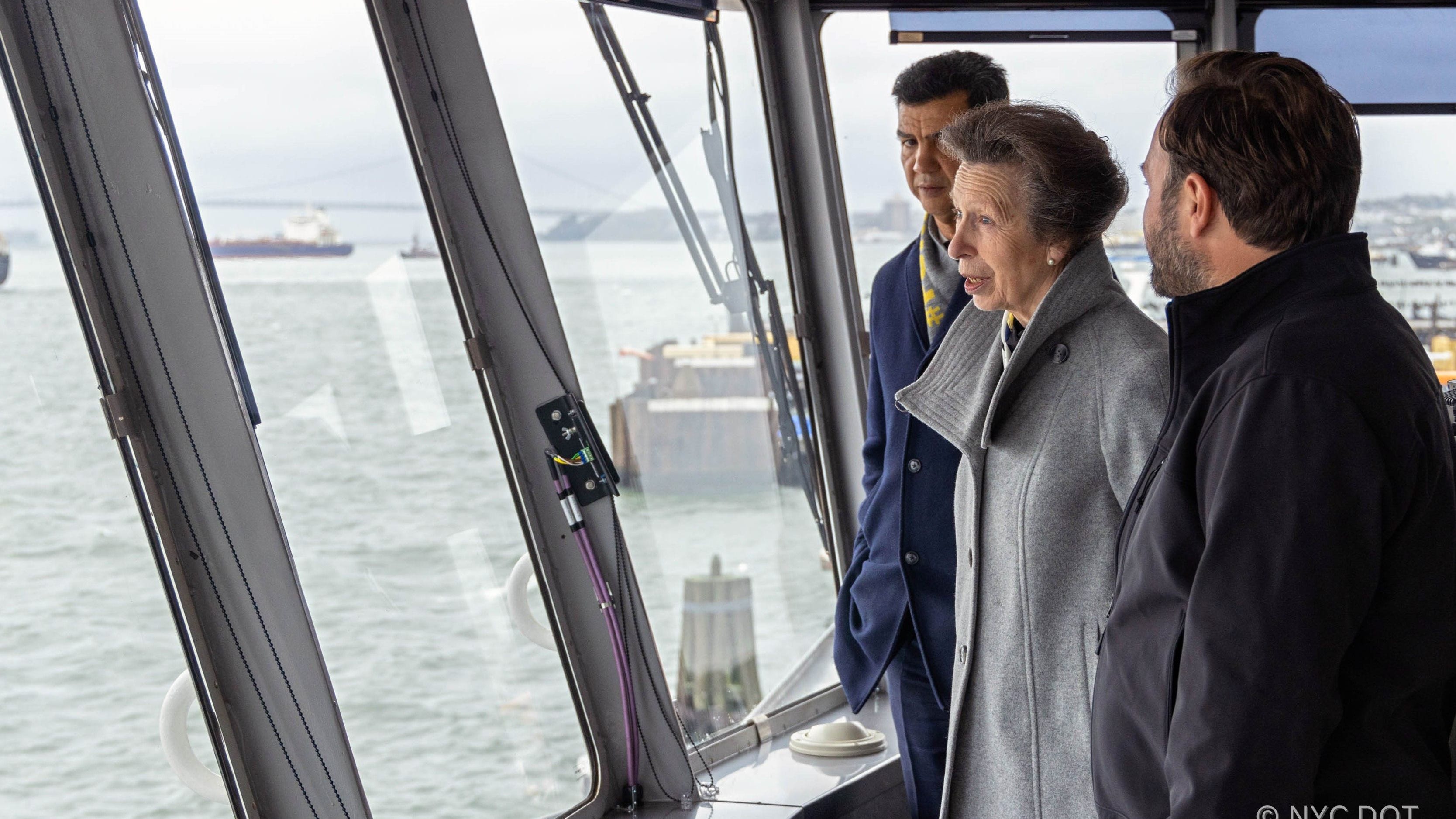 ROYAL RIDE: UK's Princess Anne takes Staten Island Ferry to Manhattan