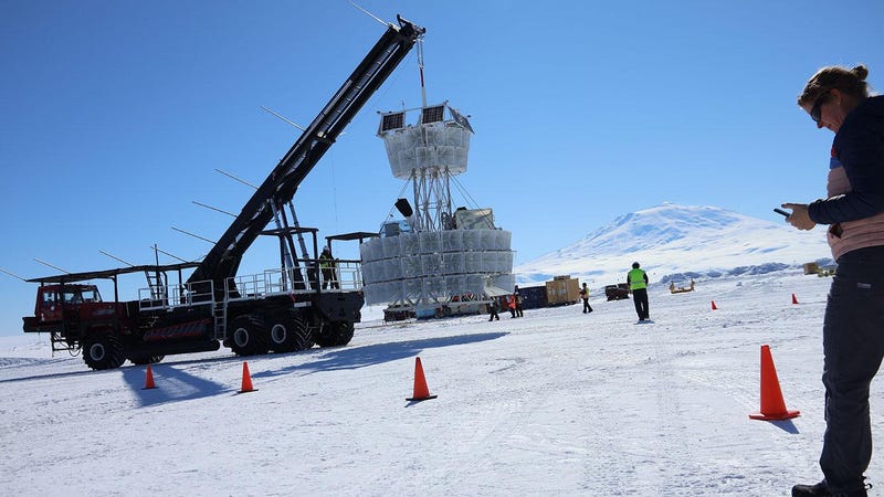 Scientists at the University of Chicago have begun analyzing data from a NASA balloon mission that spent more than three weeks circling Antarctica, searching for elusive particles from the far reaches of the universe.