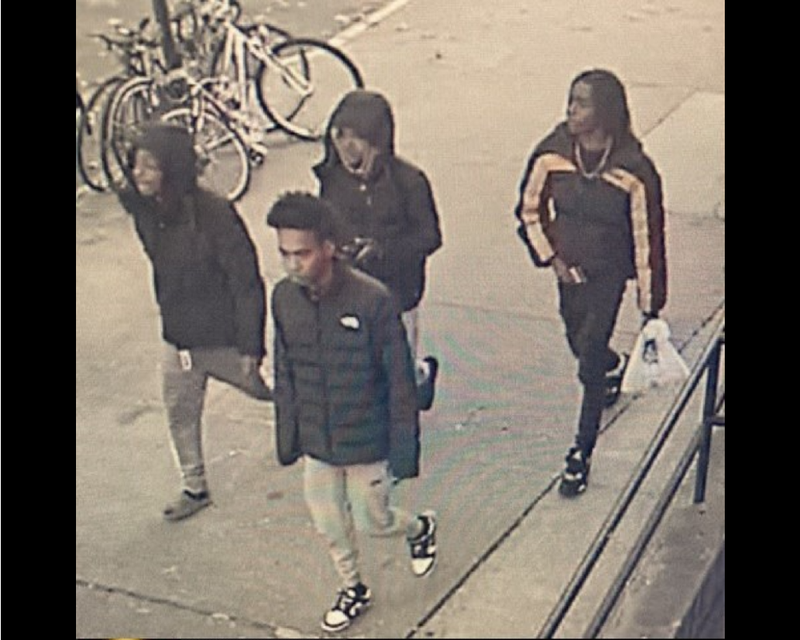 Police are seeking four suspects wanted in connection to a shooting in Prospect Park that wounded a man earlier this month.