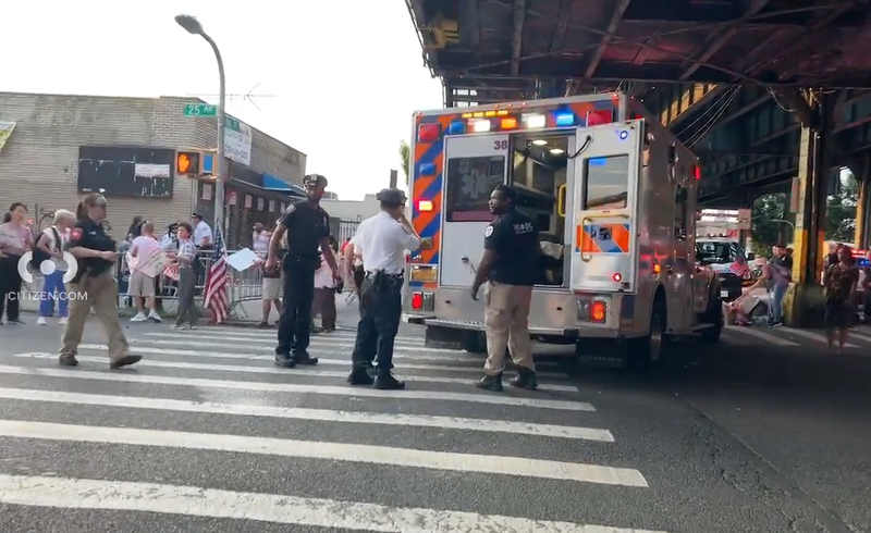 The officer was bitten during a protest against a homeless shelter in Bensonhurst on July 17, 2024