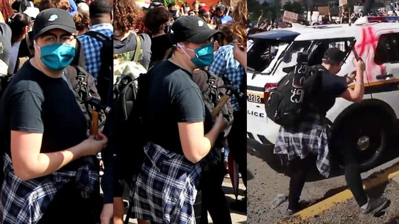 Suspect from May 30 protest