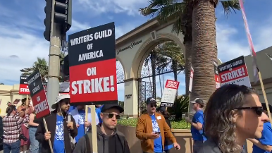 Hollywood writers' strike enters day 2