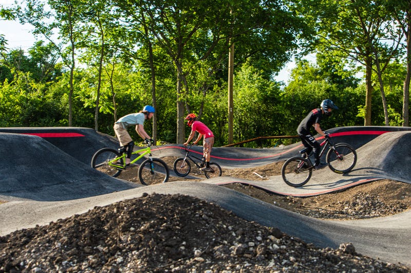 Pump Tracks Bikes at The Forge: Lemont Quarries