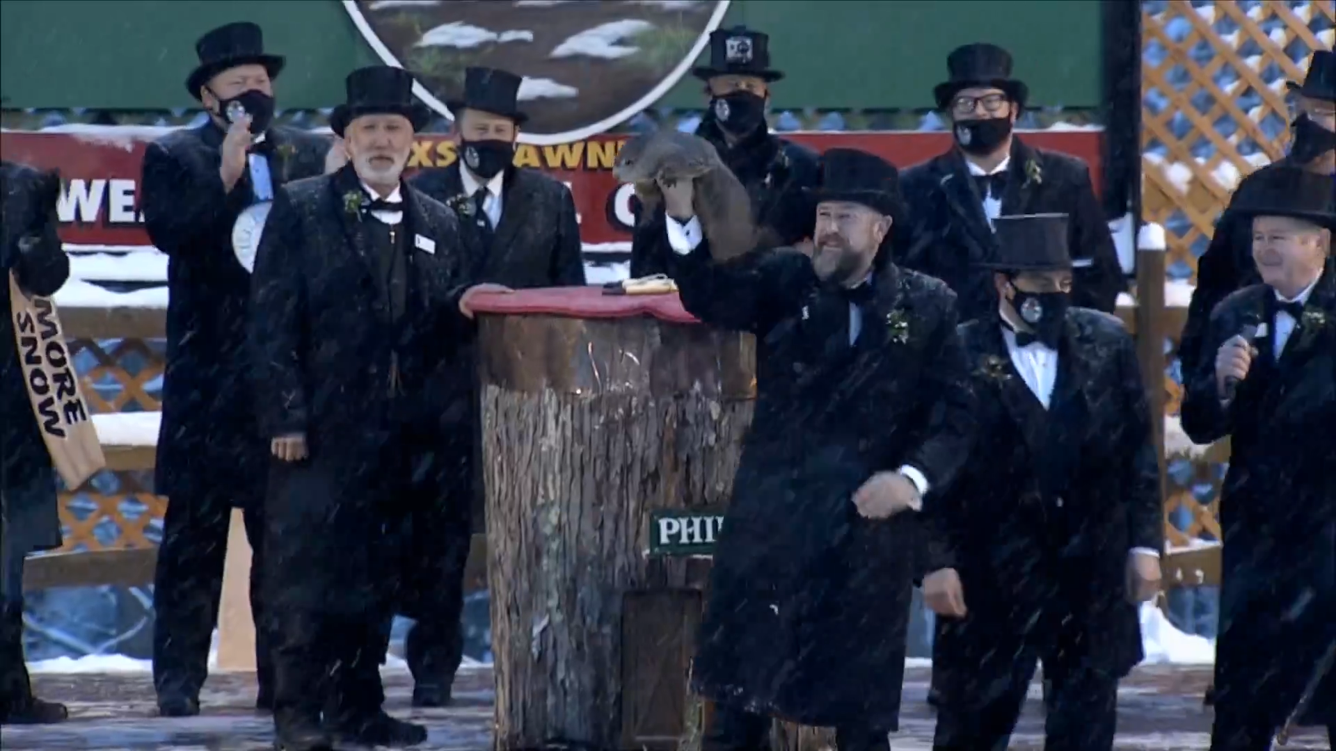 Groundhog Day: Punxsutawney Phil predicts six more weeks of winter