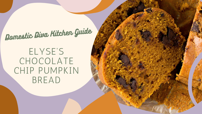 Elyse's Chocolate Chip Pumpkin Bread