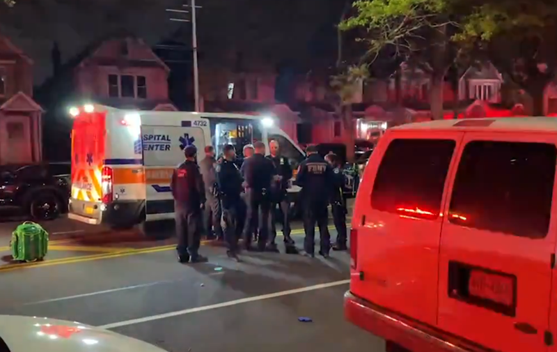Citizen App footage from the South Ozone Park scene shows responding medical personnel.