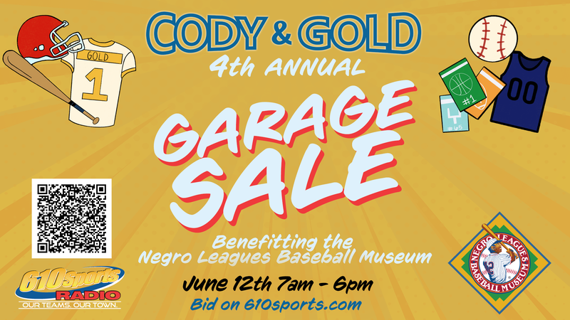 4th Annual Cody & Gold Garage Sale