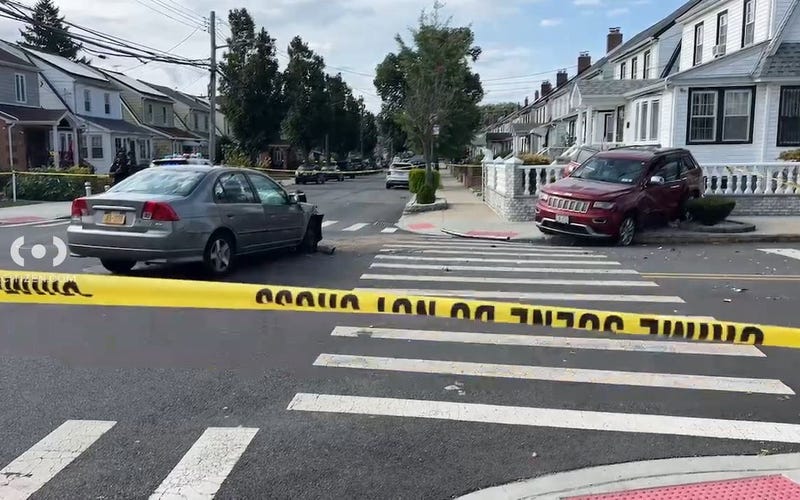 The man who kidnapped and sexually assaulted a 9-year-old girl in Queens on Thursday died in a car crash during a police chase Friday afternoon.
