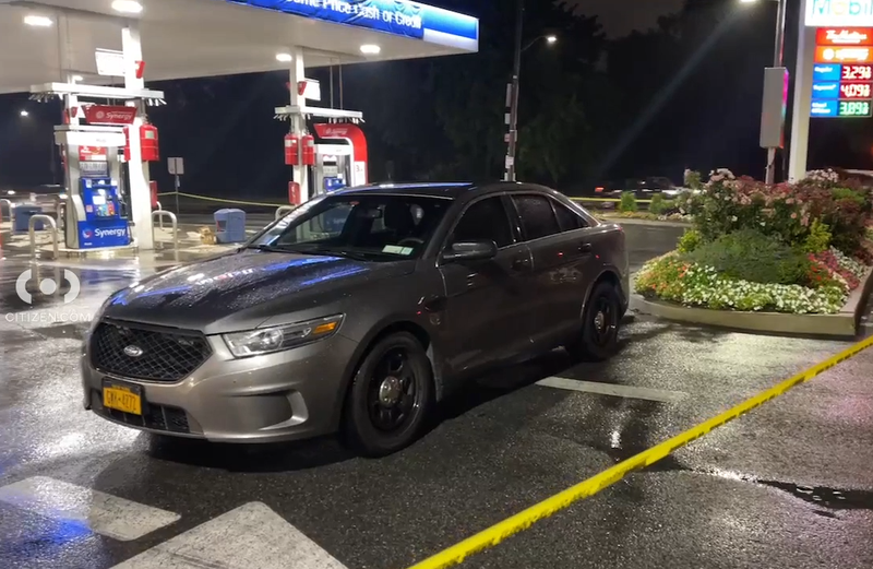 The first victim was stabbed in the back at the Mobil gas station on North Conduit Avenue in Ozone Park.