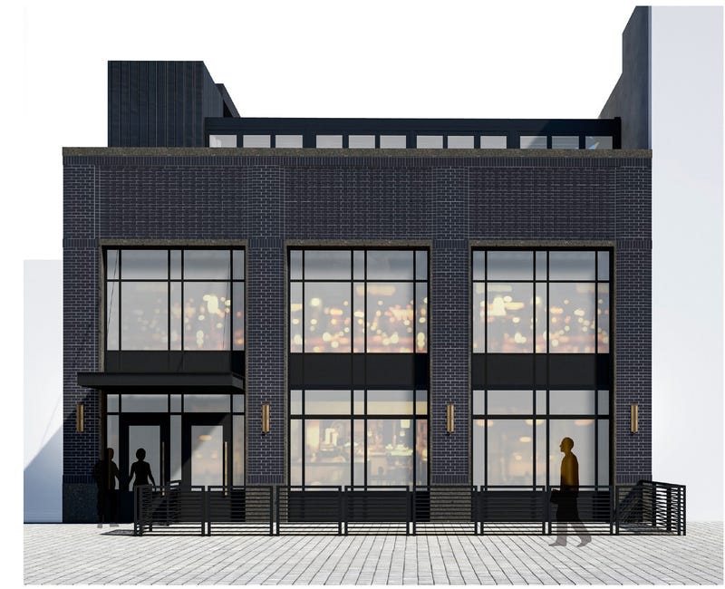 Concept Rendering for Gilly’s, a new multi-faceted dining and entertainment concept,